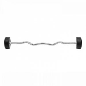 Rubber Cambered barbells!